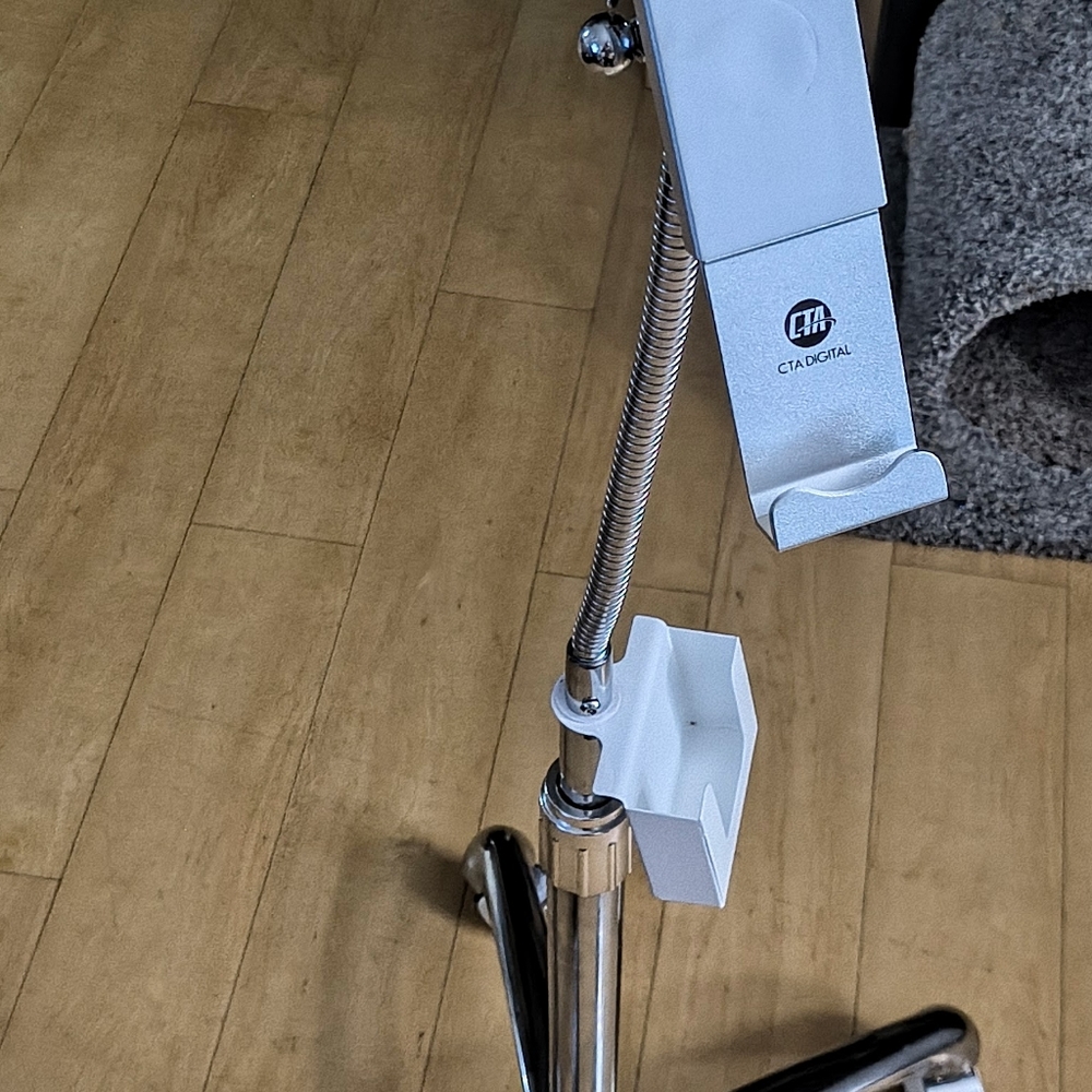 CTA Digital PAD-SHFS Heavy-Duty Security Gooseneck Floor Stand for iPad/Tablet